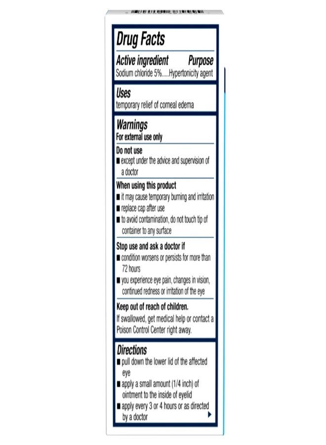 باوش آند لومب مرهم باوش + لومب مورو 128 5% كلوريد الصوديوم للعين، 0.125 أونصة (3.5 غرام) (عبوة من 2) - Image 5